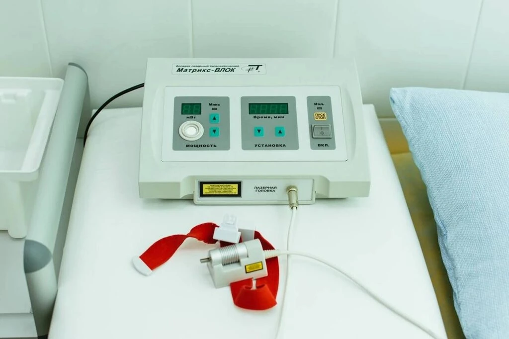 Аппарат для лазерной очистки крови